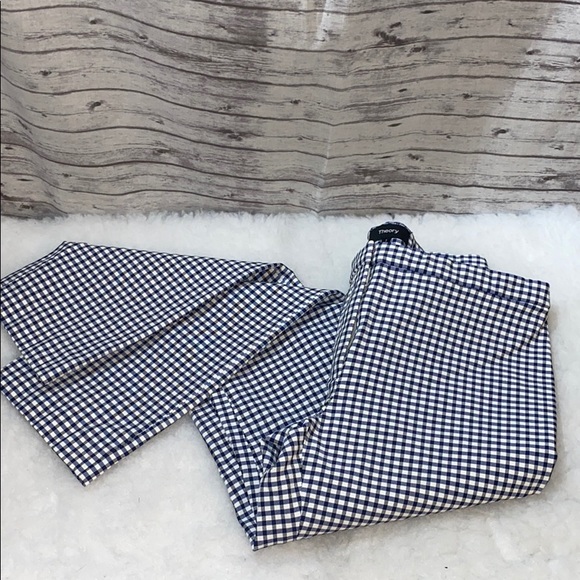 Theory Treeca Pant In Check Viscose - Picture 2 of 14